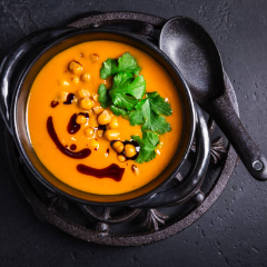 Kürbissuppe mit Kokosmilch
